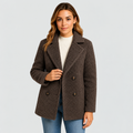 Women's Winter Fleece Jacket with Collar