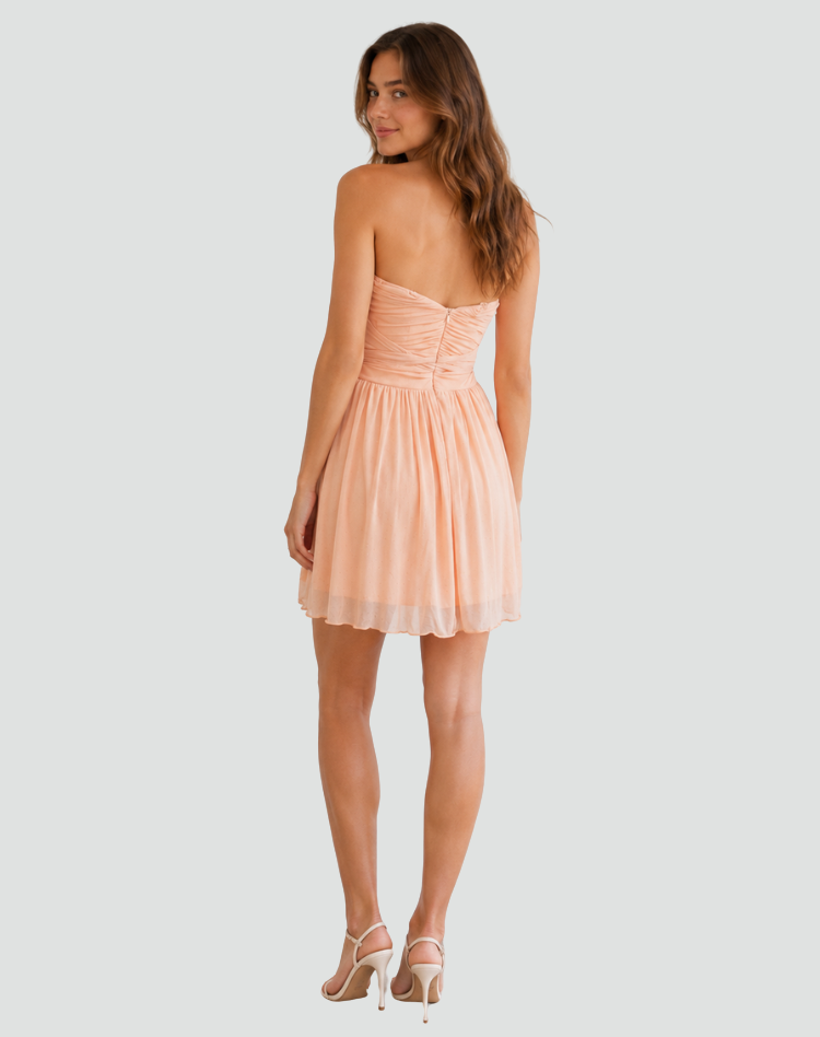 Elegante damesjurk met glinsterend effect