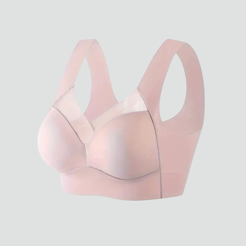 Soutien-gorge sans couture extensible de type haut avec effet rehausseur