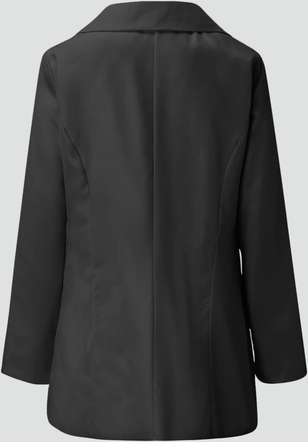 Elegante lange damesblazer met klassieke revers