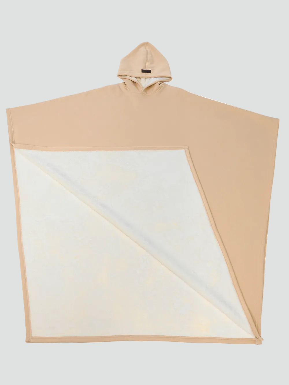 Couverture poncho chaude avec capuche unisexe en polaire douce