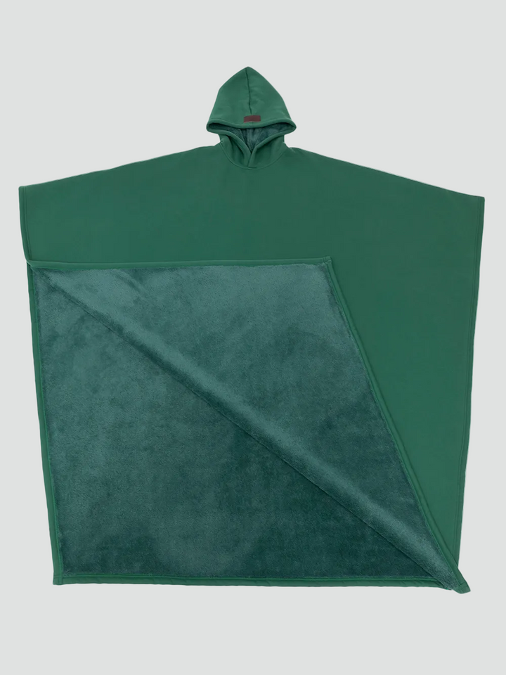 Couverture poncho chaude avec capuche unisexe en polaire douce