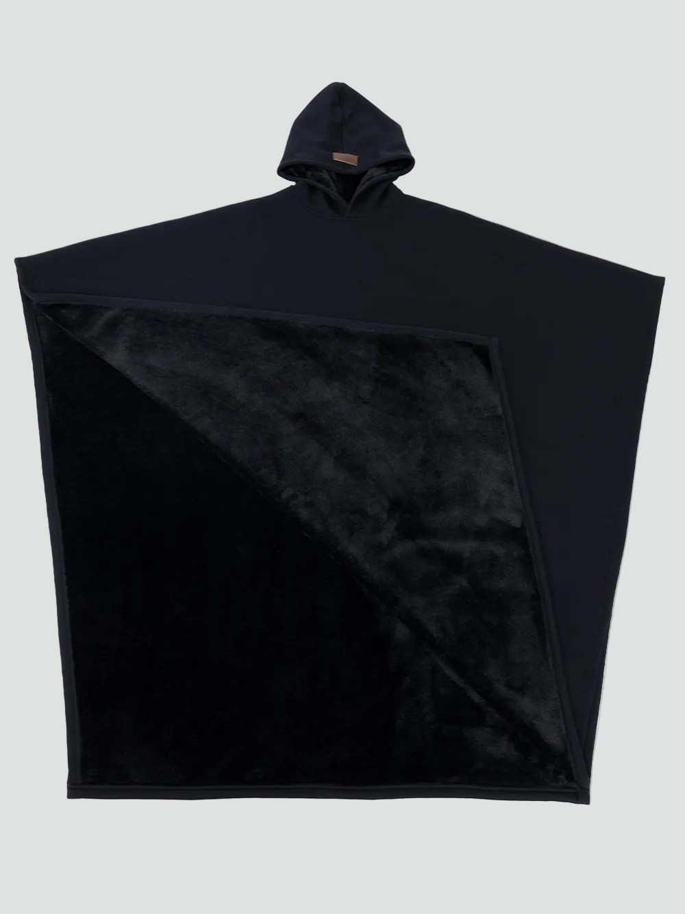Couverture poncho chaude avec capuche unisexe en polaire douce