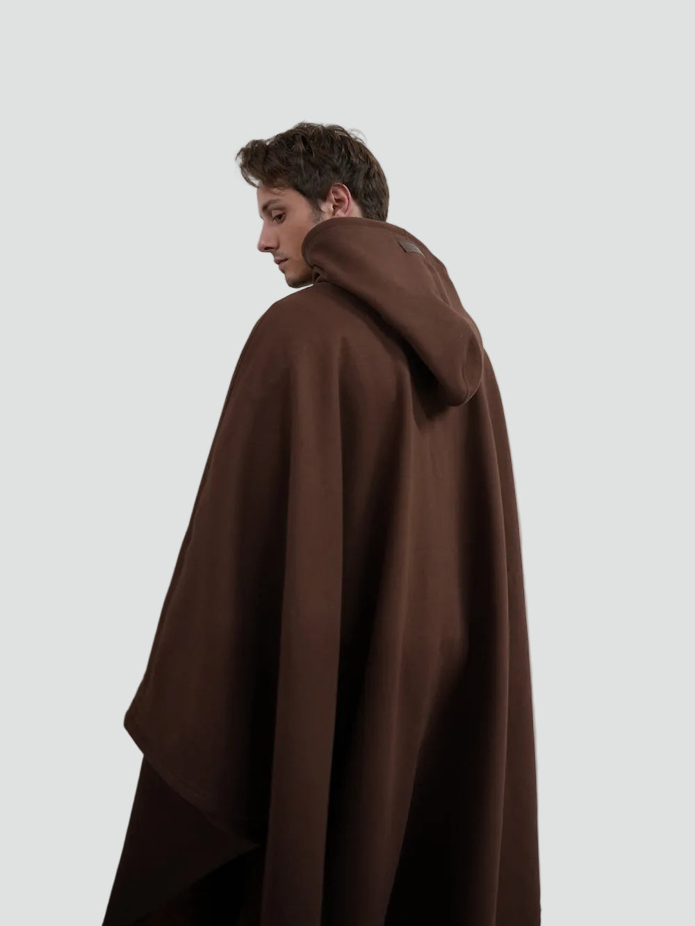 Couverture poncho chaude avec capuche unisexe en polaire douce