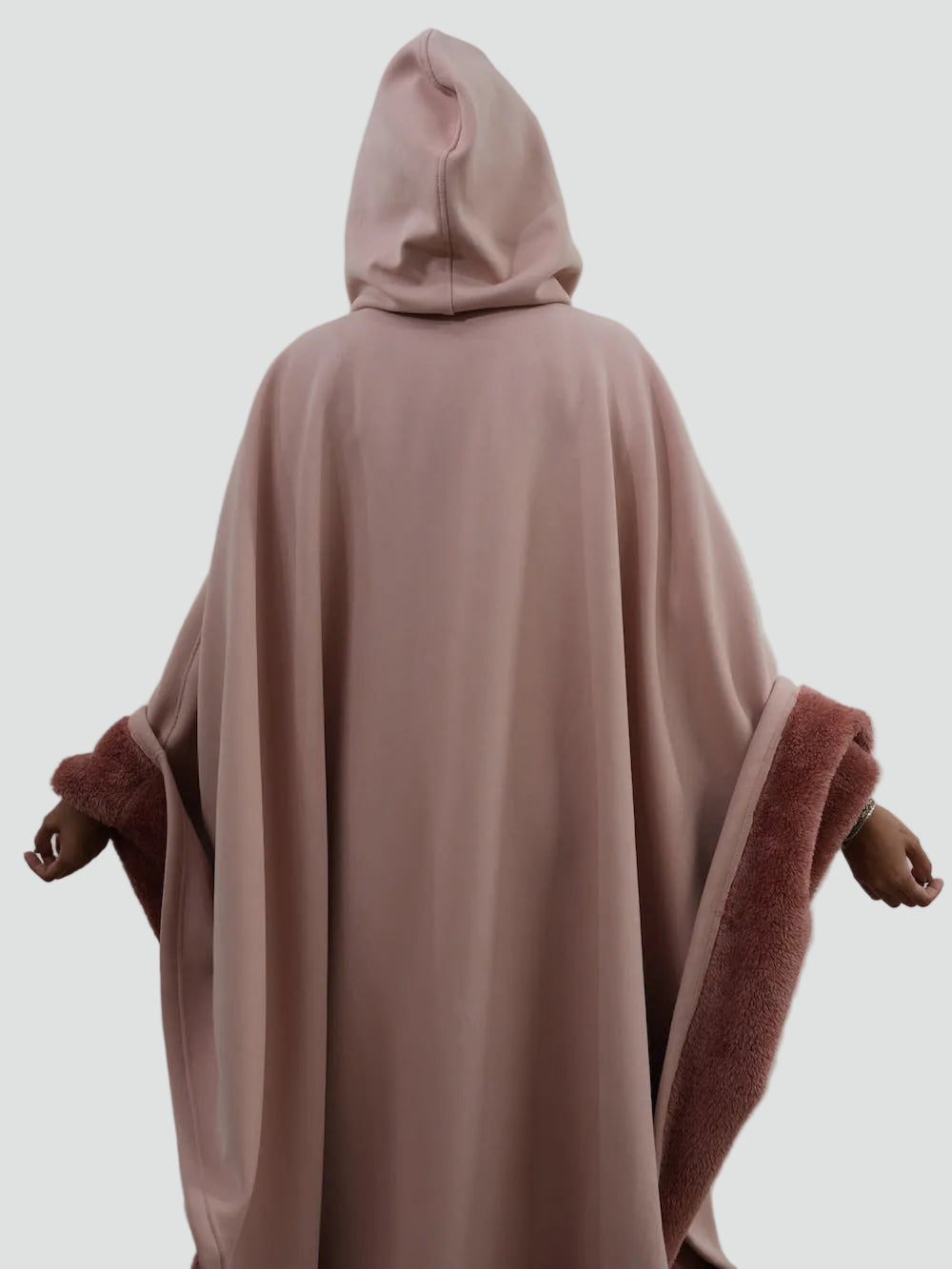 Couverture poncho chaude avec capuche unisexe en polaire douce