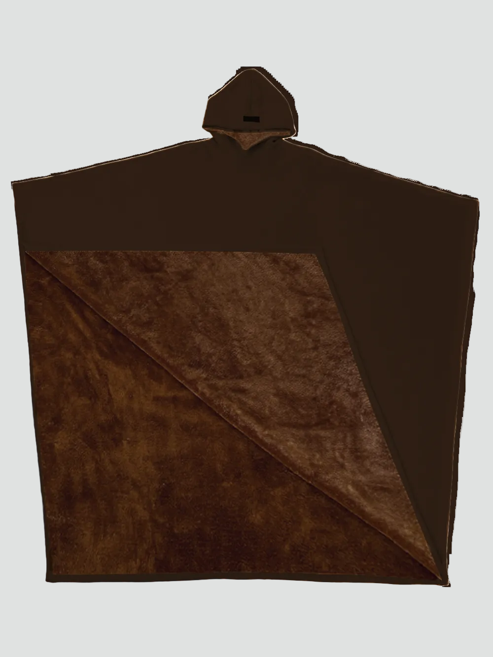 Couverture poncho chaude avec capuche unisexe en polaire douce