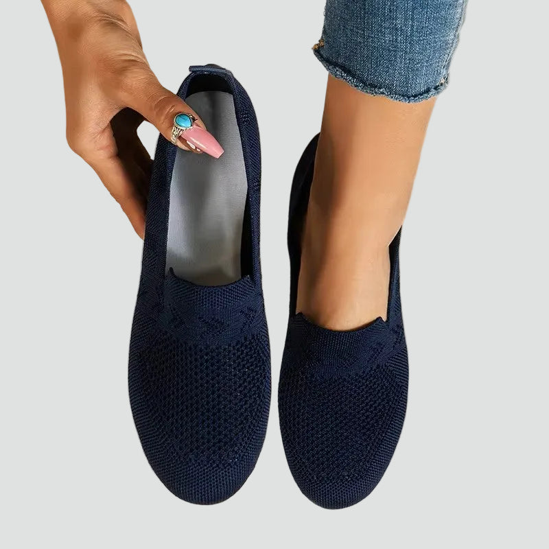 Orthopedische dames instapschoenen lichtgewicht ademend voor wandelen