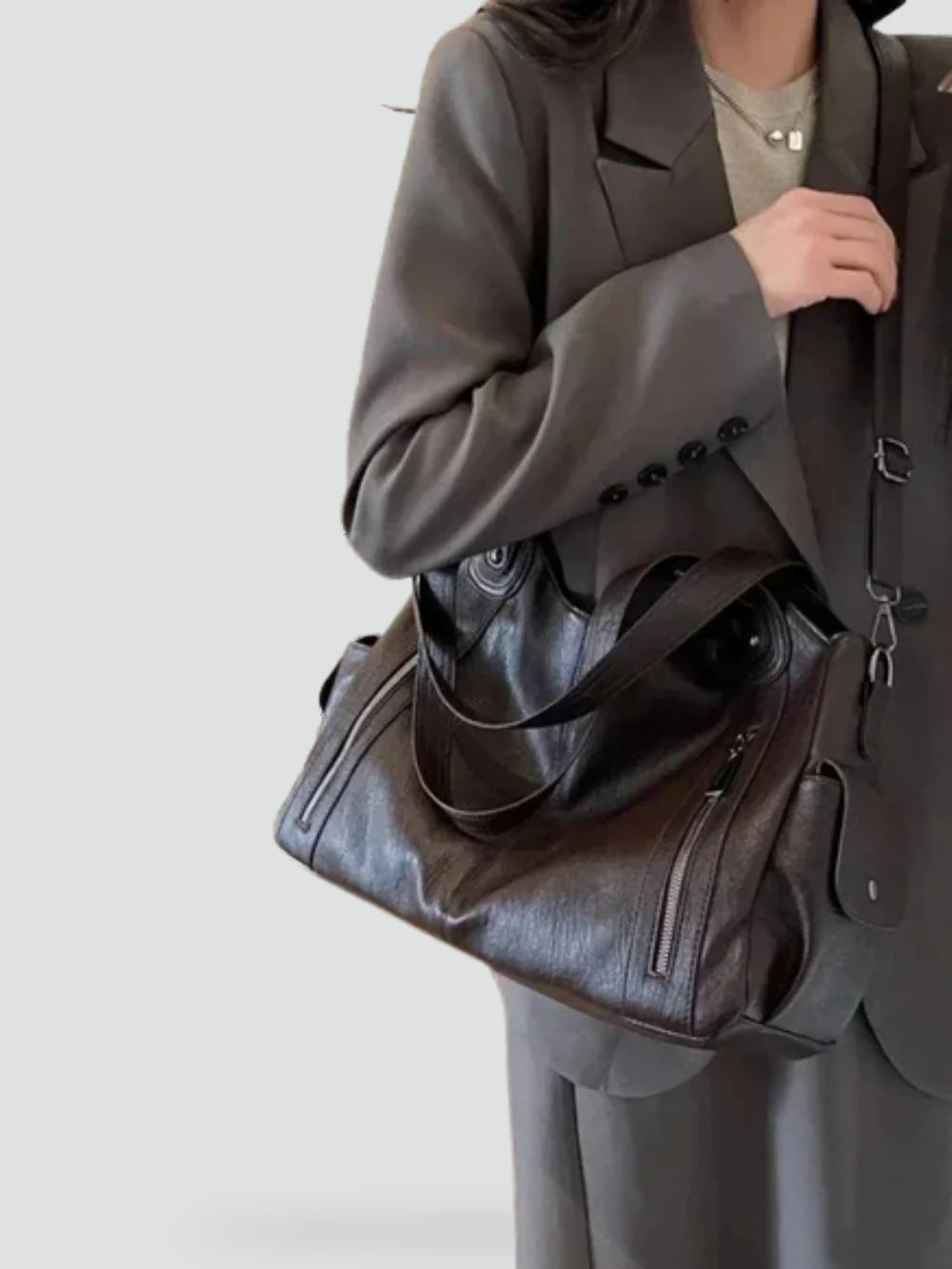 Dameshandtas met comfortabele handgreep