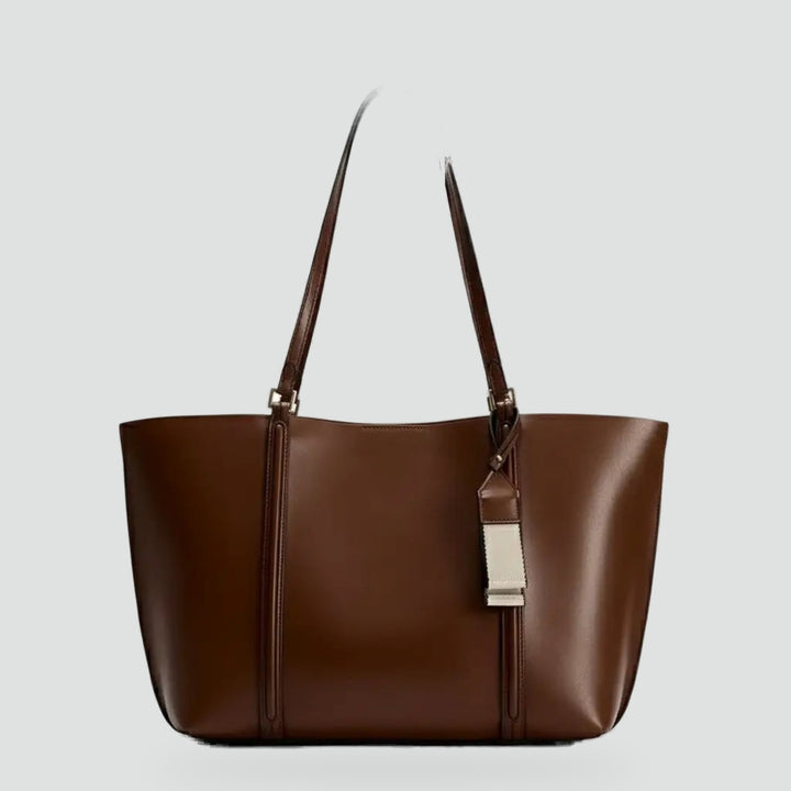 Sac à main pour femme avec grande capacité et finition en cuir