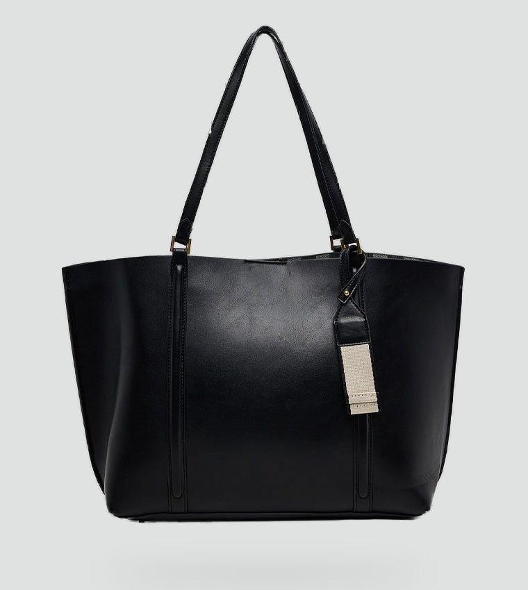 Sac à main pour femme avec grande capacité et finition en cuir