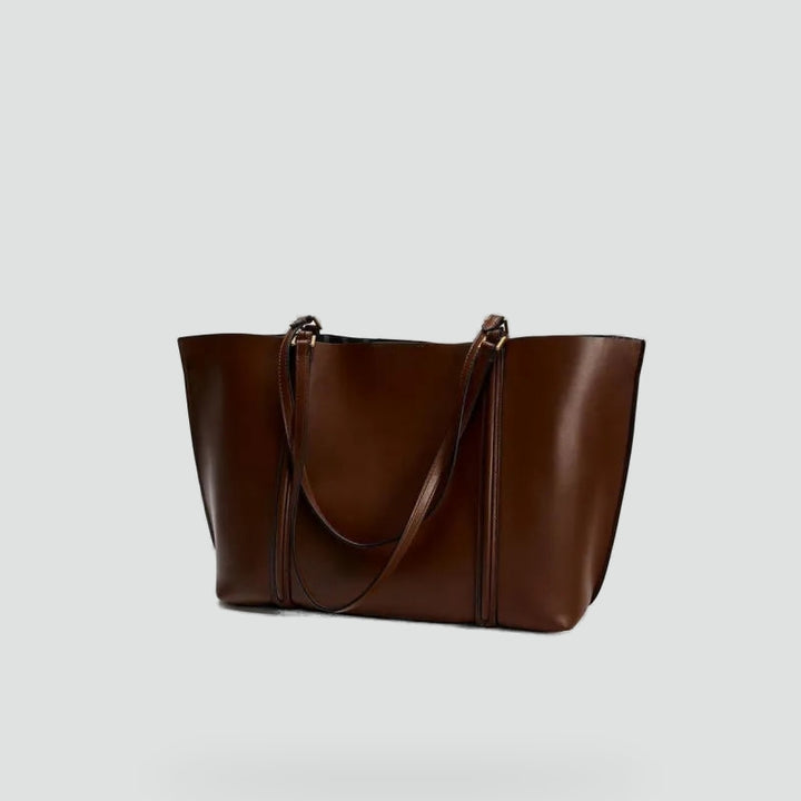 Sac à main pour femme avec grande capacité et finition en cuir