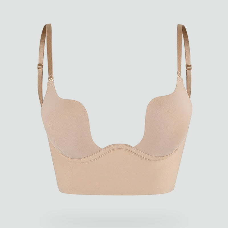 Soutien-gorge femme à décolleté plongeant