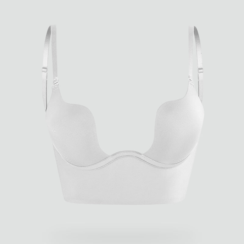 Soutien-gorge femme à décolleté plongeant