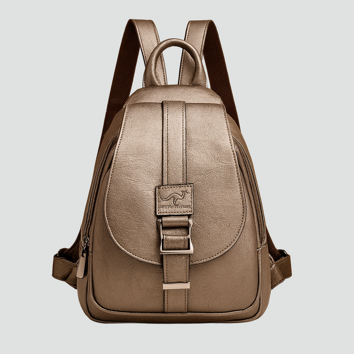 Sac à dos féminin en cuir élégant pour la ville et le quotidien