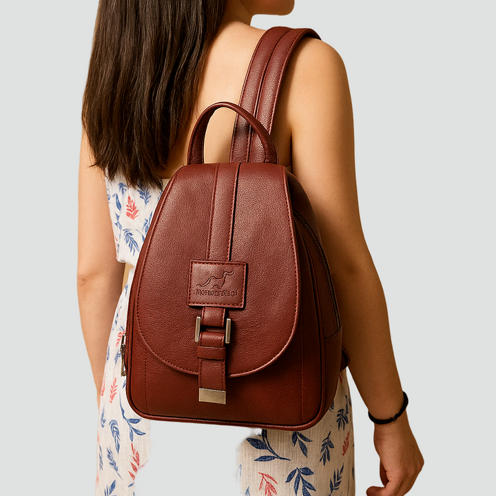 Sac à dos féminin en cuir élégant pour la ville et le quotidien