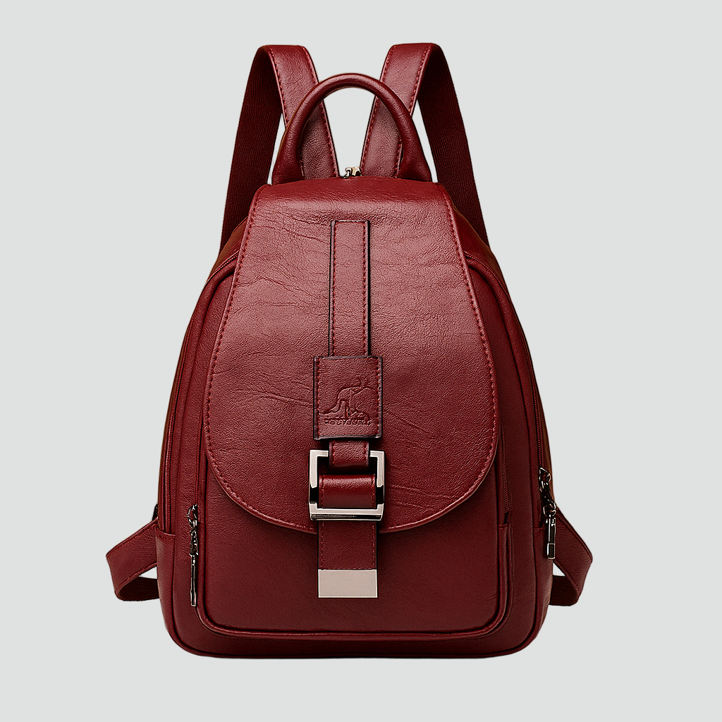 Sac à dos féminin en cuir élégant pour la ville et le quotidien