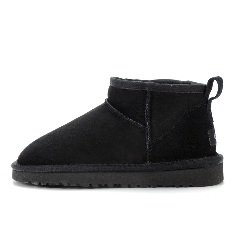 Warme winterse dames snowboots met wollen voering
