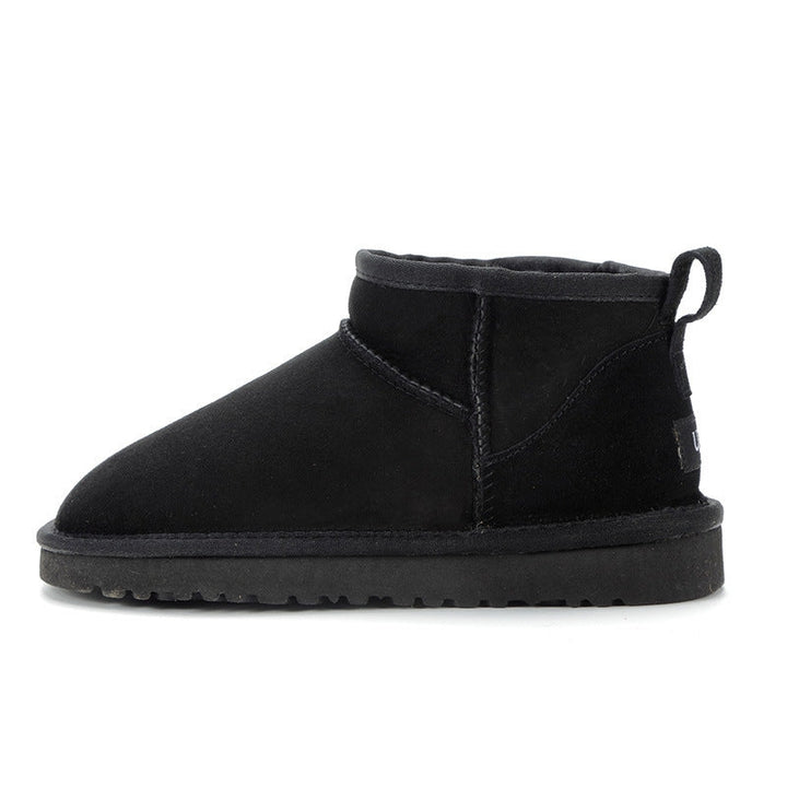Warme winterse dames snowboots met wollen voering