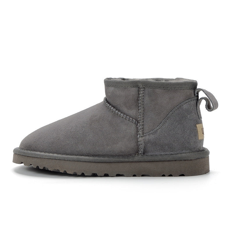 Warme winterse dames snowboots met wollen voering