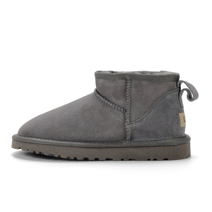 Warme winterse dames snowboots met wollen voering